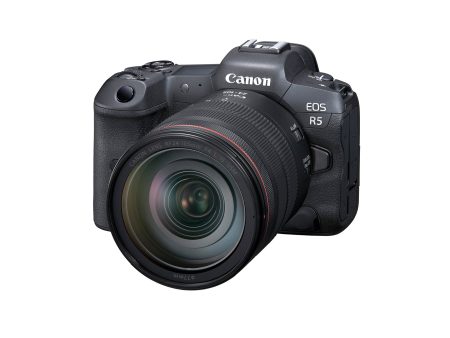 Canon EOS R5 45MP Mirrorles DSLR with RF24-105mm F 4L Lans Online now