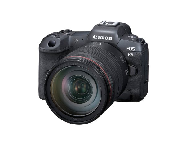 Canon EOS R5 45MP Mirrorles DSLR with RF24-105mm F 4L Lans Online now